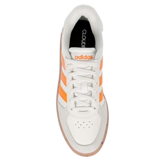 adidas Breaknet Sleek Lace Up  Womens White Sneakers Casual Shoes IH7753 - Picture 6 of 10